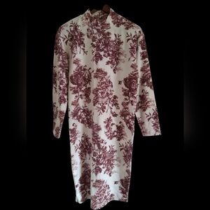 Zara Mock neck Midi dress Small